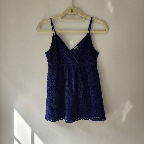 Express Set of Two Lacy Cami Tanks | Crochet | Size Small | Lined | Y2K - Picture 8 of 13